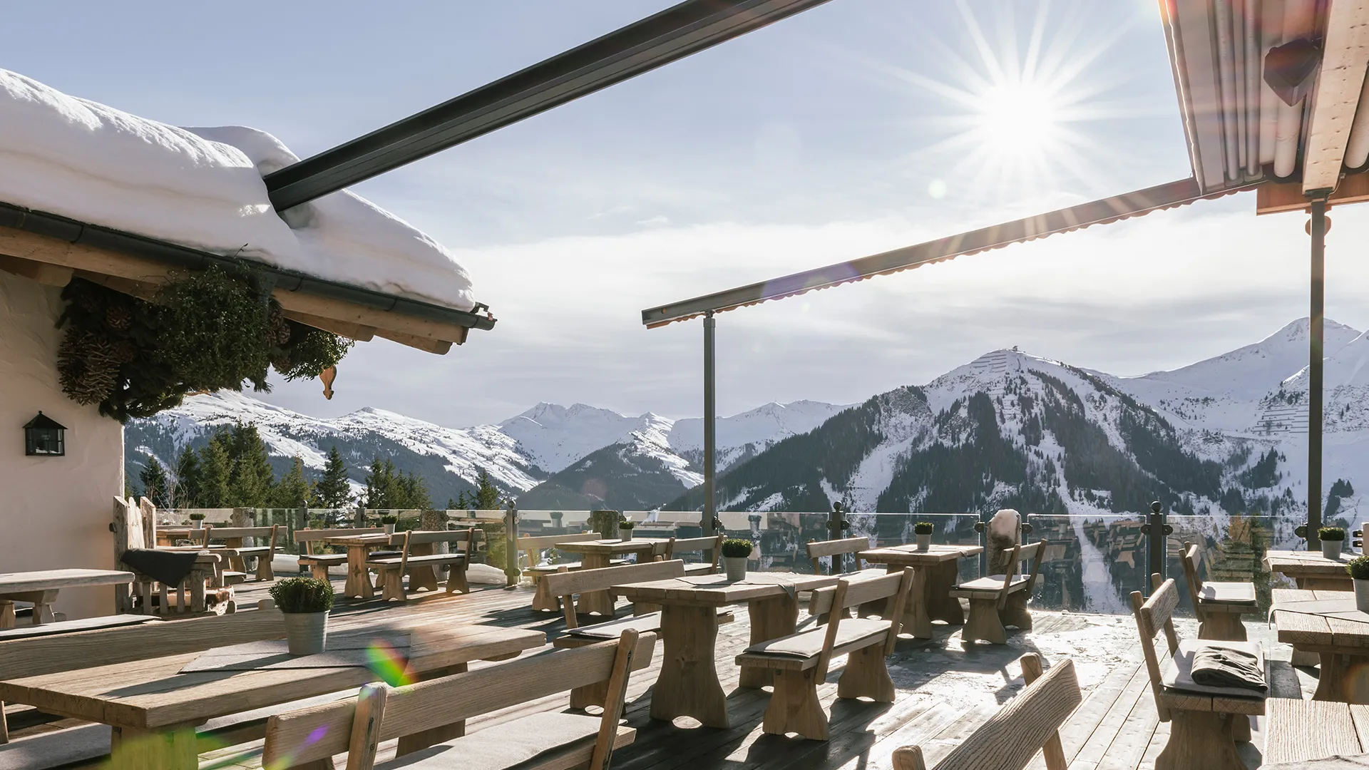 Bewirtschaftete Hütte in Saalbach Hinterglemm