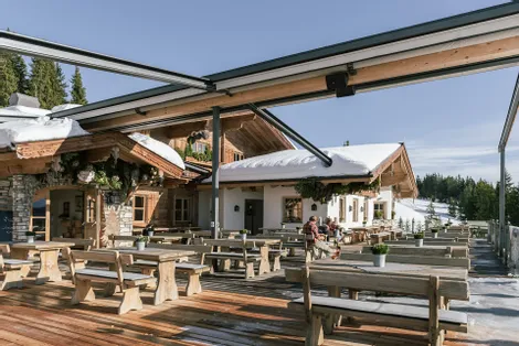 Sonnenterrasse in Saalbach